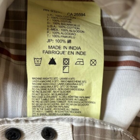 Diesel Men's Button Down Graphic Back Shirt - Picture 7 of 8